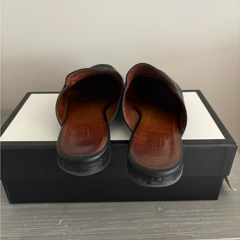 Gucci Women Princetown Leather Mules 42 - Picture 7 of 11